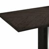 Homeroots Gray Dining Table 98 x 43 x 30 in. 366216